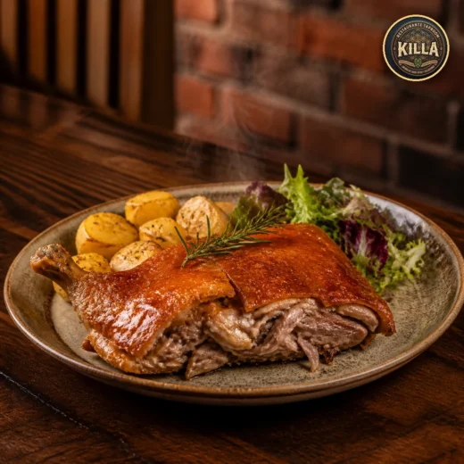 Cochinillo a la Segoviana de la carta Taproom Killa