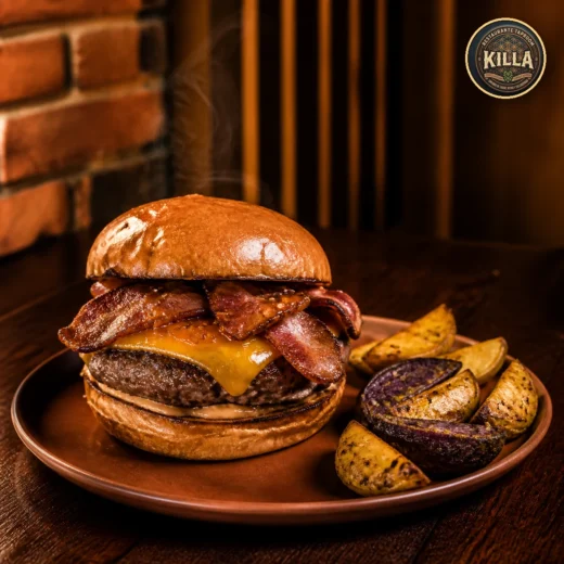La Killa Burger de la carta Taproom Killa
