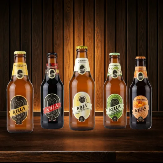 Pack variado Killa con las cinco cervezas artesanales