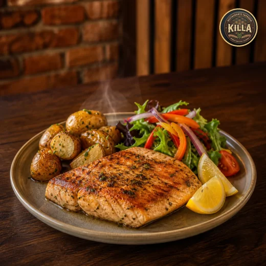 Trucha Andina a la Parrilla de la carta Taproom Killa