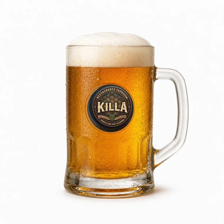 Cerveza artesanal Killa en presentación Chop